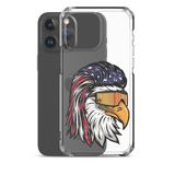 Eagle Mullet USA iPhone Case - Clear