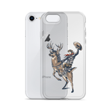 Deer Mullet Cowboy iPhone® Case - Clear