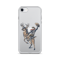 Deer Mullet Cowboy iPhone® Case - Clear