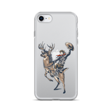 Deer Mullet Cowboy iPhone® Case - Clear