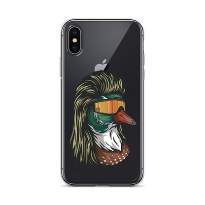 Duck Mullet iPhone Case - Clear