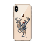 Deer Mullet Cowboy iPhone® Case - Clear