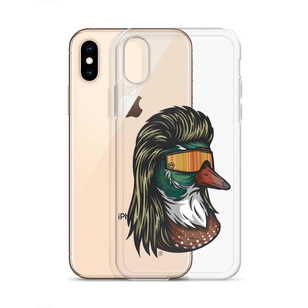 Duck Mullet iPhone Case - Clear