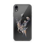 Deer Mullet Cowboy iPhone® Case - Clear