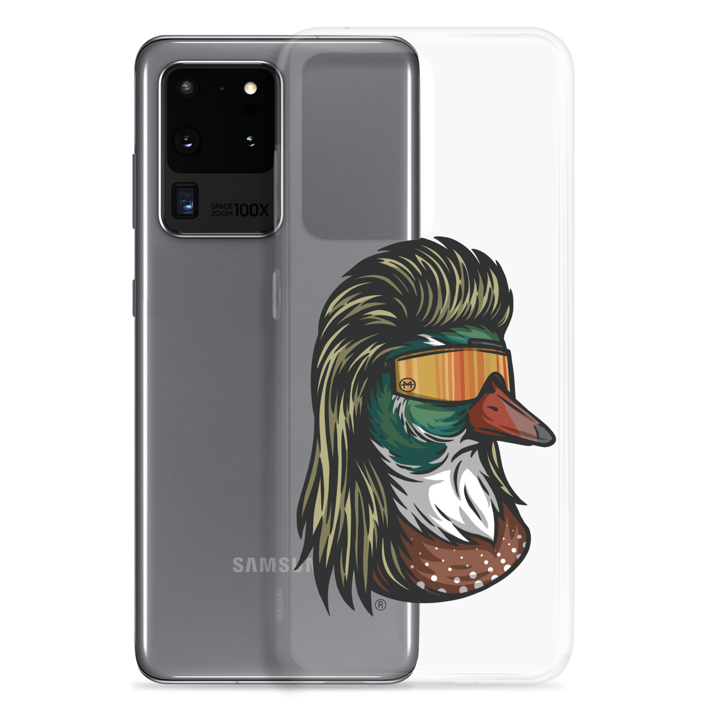 Duck Mullet Samsung Case - Clear
