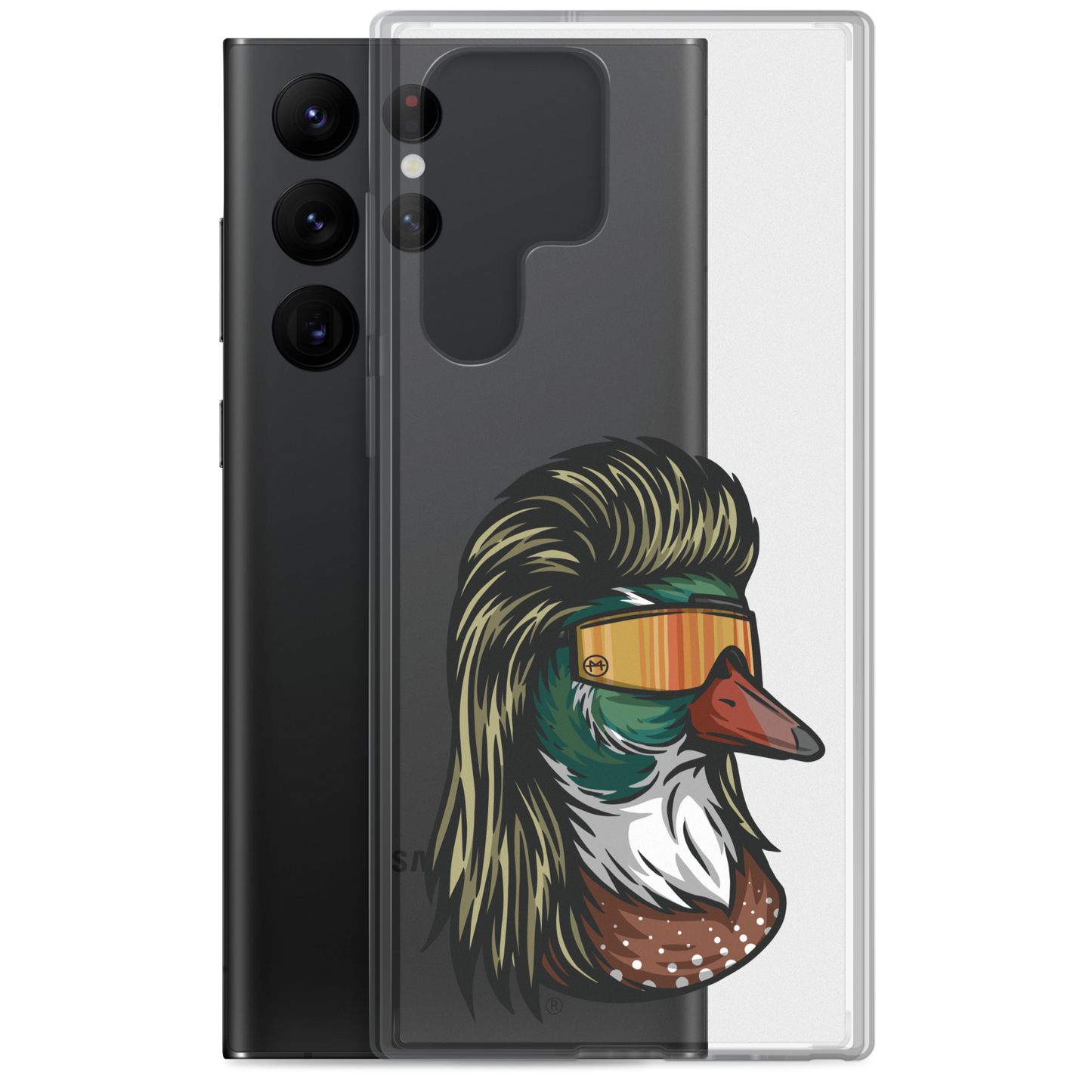 Duck Mullet Samsung Case - Clear