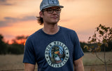 Duck Mullet Hunting Team Badge Youth Tee