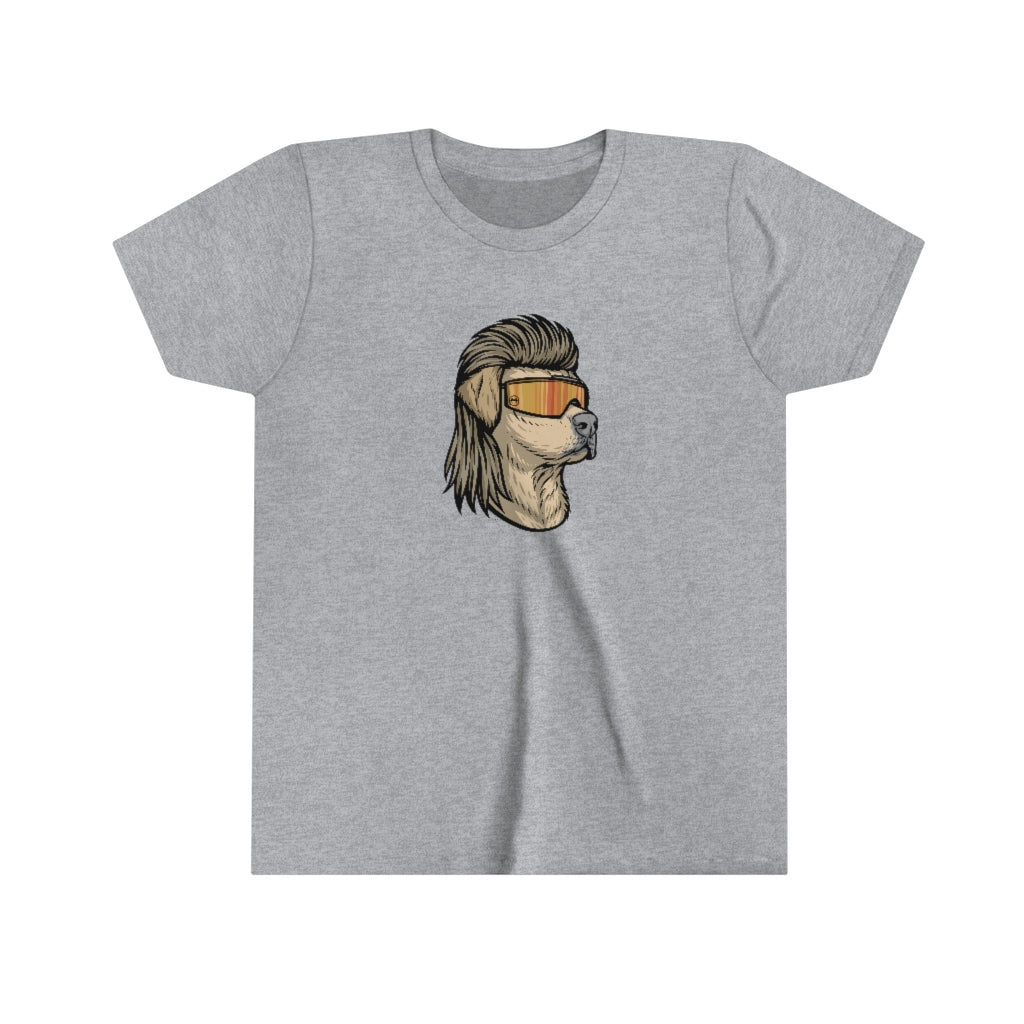 Yellow Lab Mullet Youth Tee