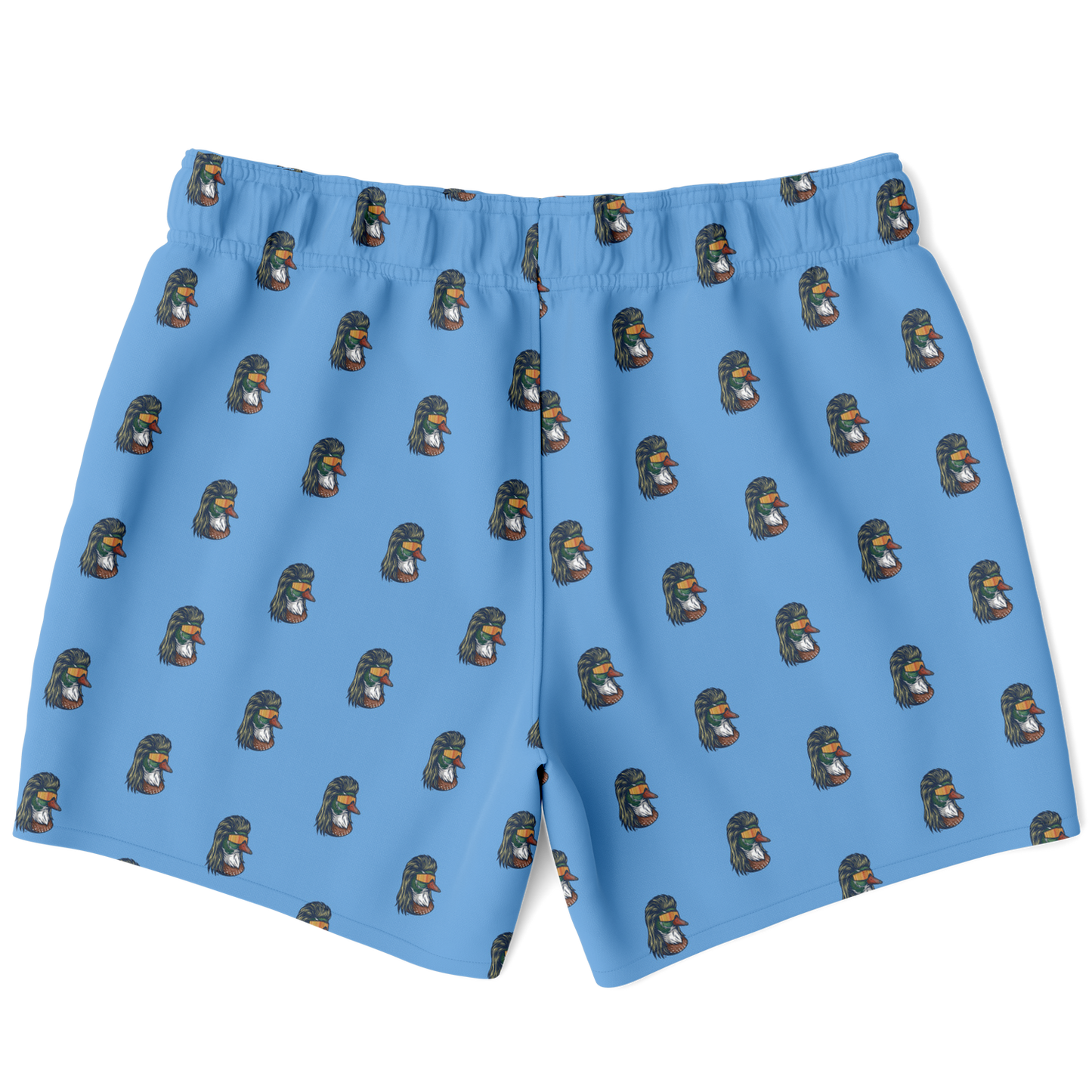 Duck Mullet Men's Swim Trunks - Blue