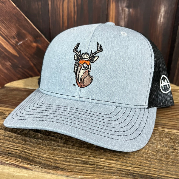 Deer Mullet Hat 2.0 - Heather Gray/Black