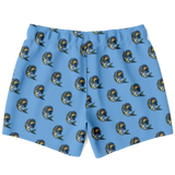 Bass Mullet Men's Swim Trunks - Blue