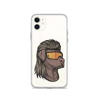 Chocolate Lab Mullet iPhone Case - Clear