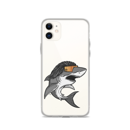 Shark Mullet iPhone Case - Clear
