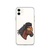 Horse Mullet iPhone Case - Clear