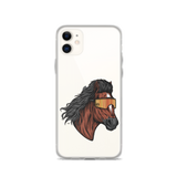 Horse Mullet iPhone Case - Clear