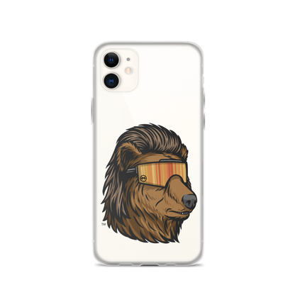 Bear Mullet iPhone Case - Clear