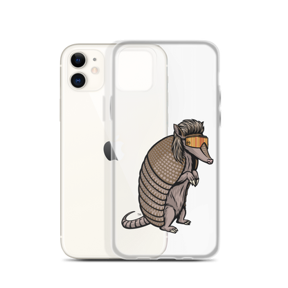 Armadillo Mullet iPhone Case - Clear