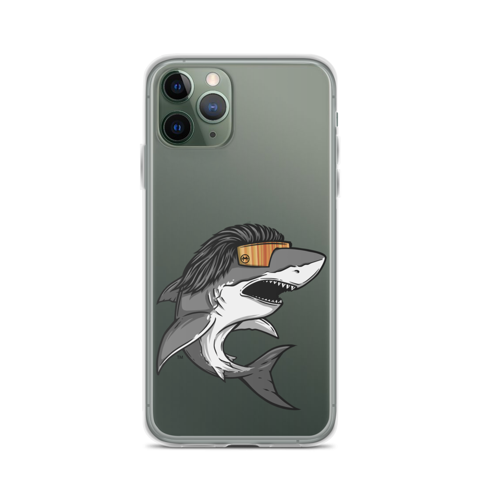 Shark Mullet iPhone Case - Clear