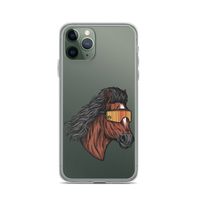 Horse Mullet iPhone Case - Clear
