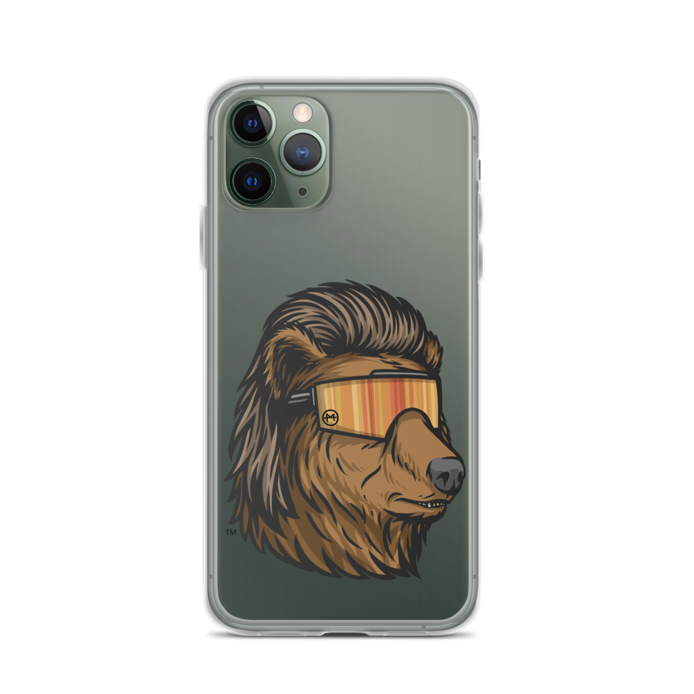 Bear Mullet iPhone Case - Clear