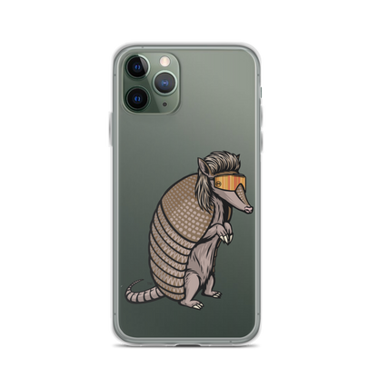 Armadillo Mullet iPhone Case - Clear