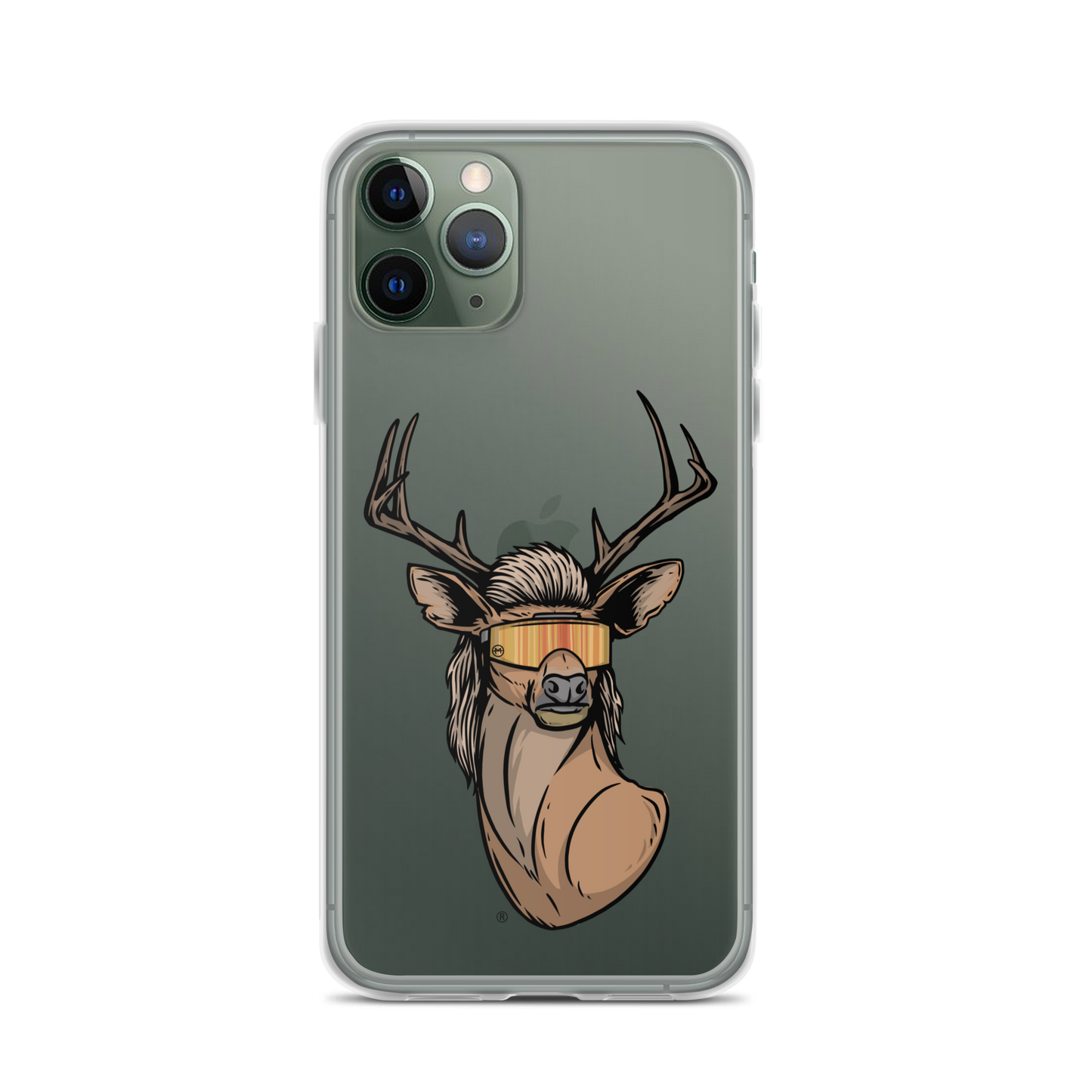 Deer Mullet 2.0 iPhone Case - Clear