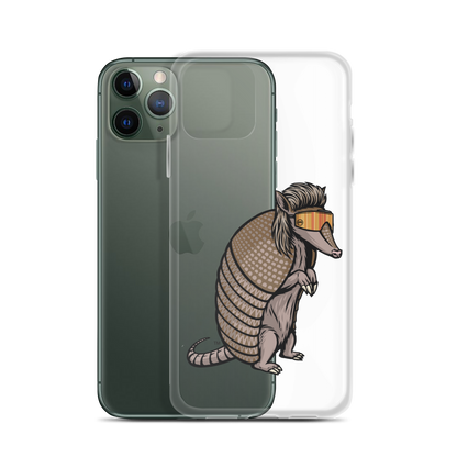 Armadillo Mullet iPhone Case - Clear