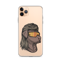 Chocolate Lab Mullet iPhone Case - Clear