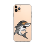 Shark Mullet iPhone Case - Clear