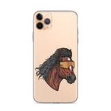 Horse Mullet iPhone Case - Clear