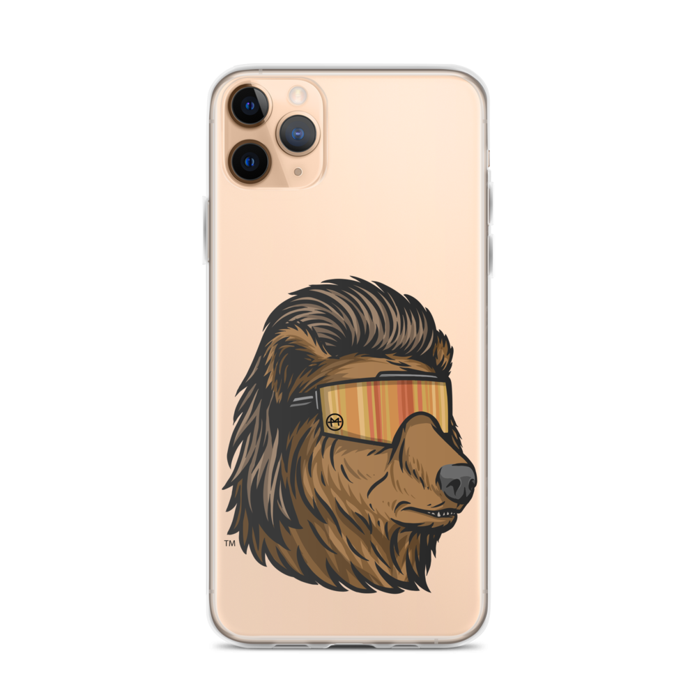Bear Mullet iPhone Case - Clear