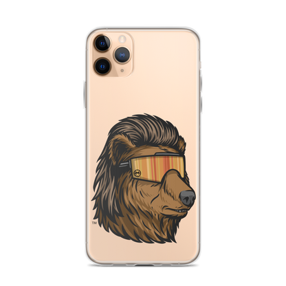 Bear Mullet iPhone Case - Clear