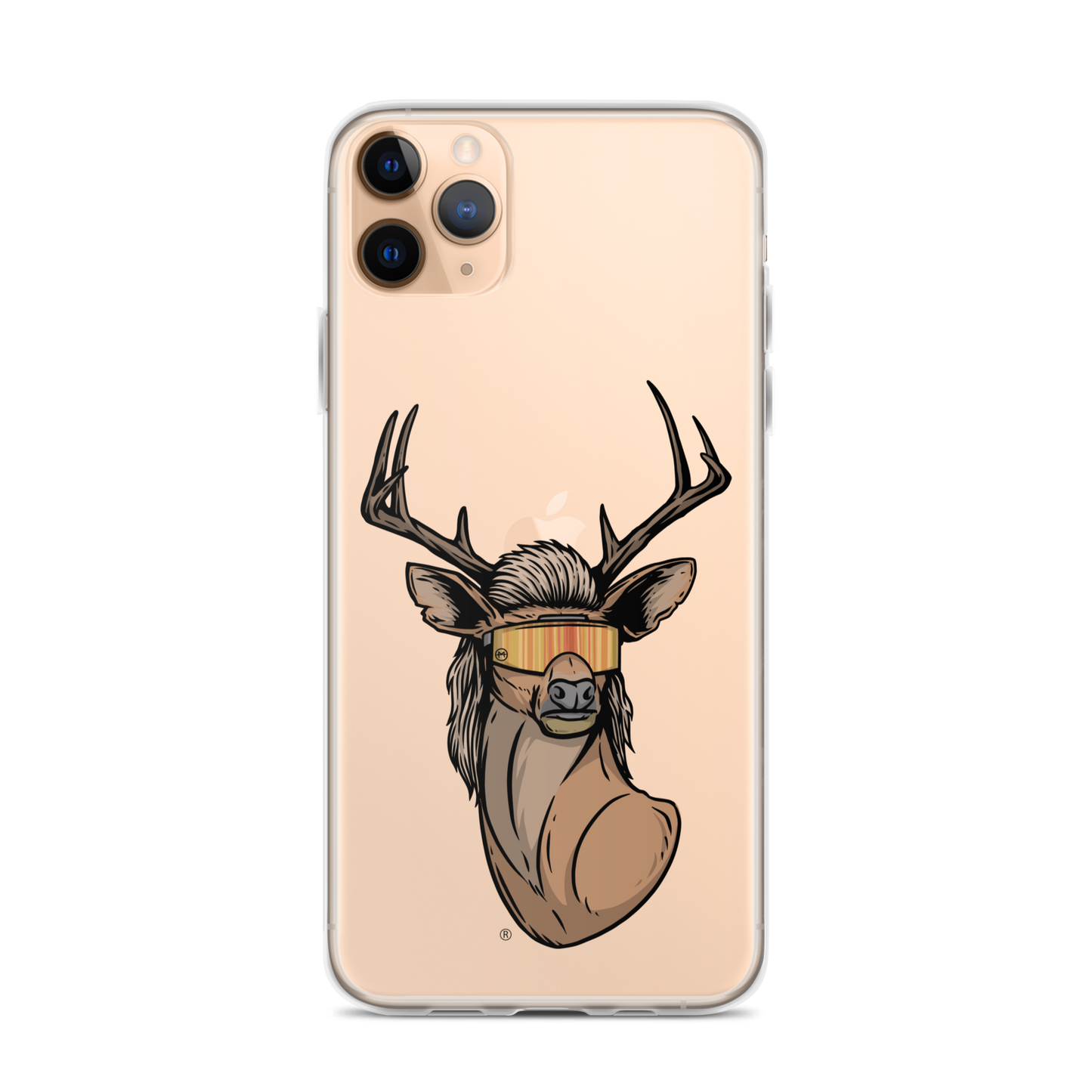 Deer Mullet 2.0 iPhone Case - Clear