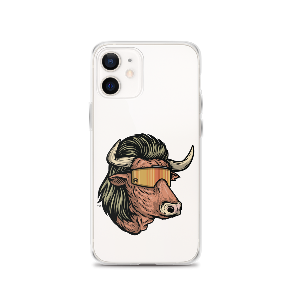 Bull Mullet iPhone Case - Clear