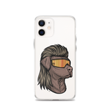 Chocolate Lab Mullet iPhone Case - Clear