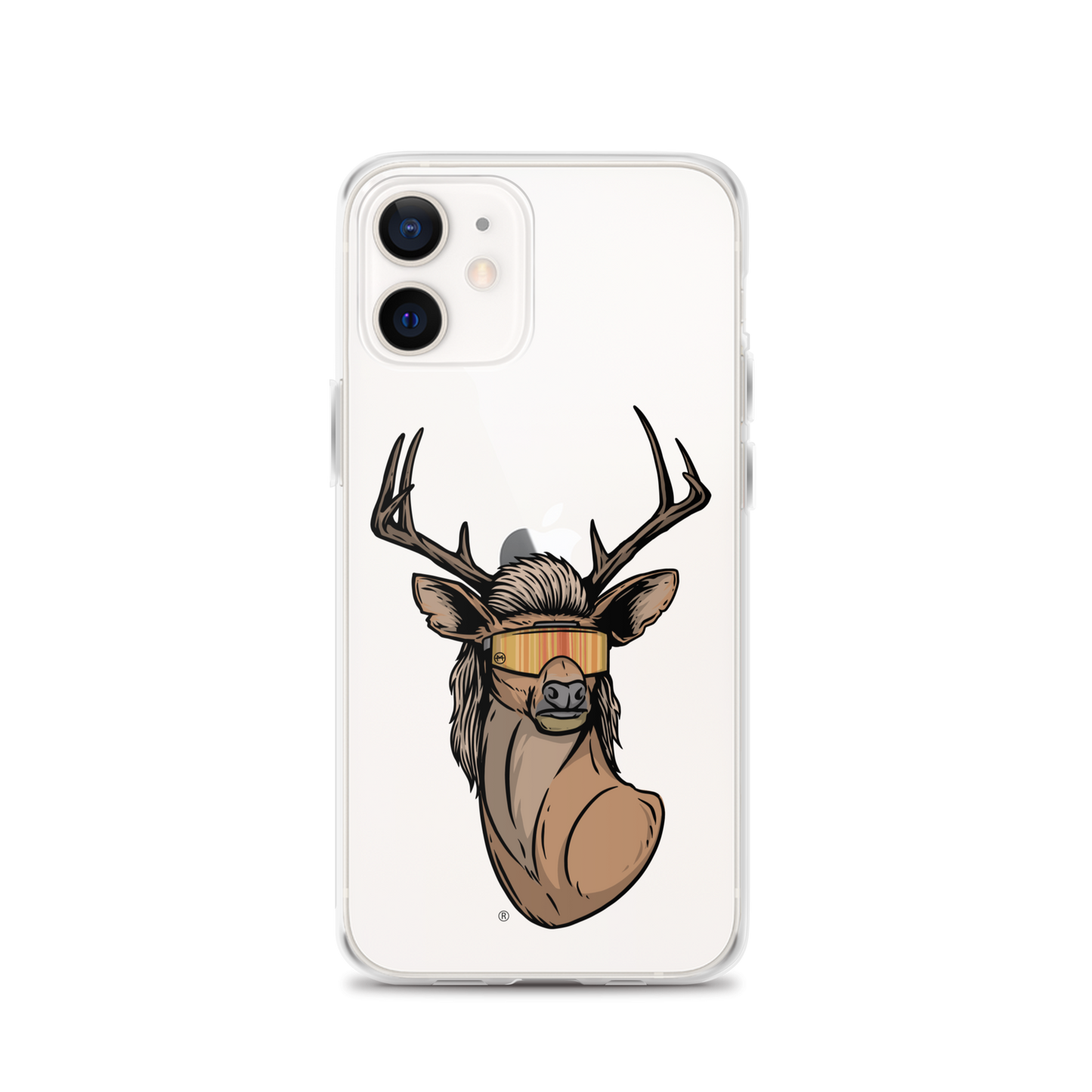 Deer Mullet 2.0 iPhone Case - Clear