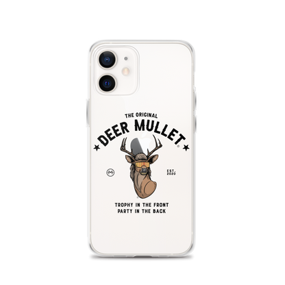 Deer Mullet Motto iPhone Case - Clear