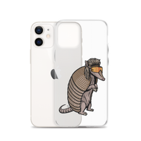 Armadillo Mullet iPhone Case - Clear