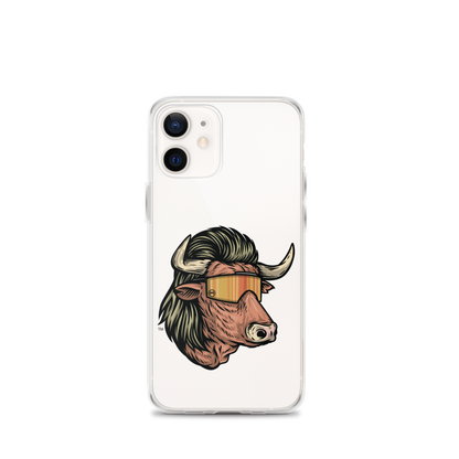 Bull Mullet iPhone Case - Clear