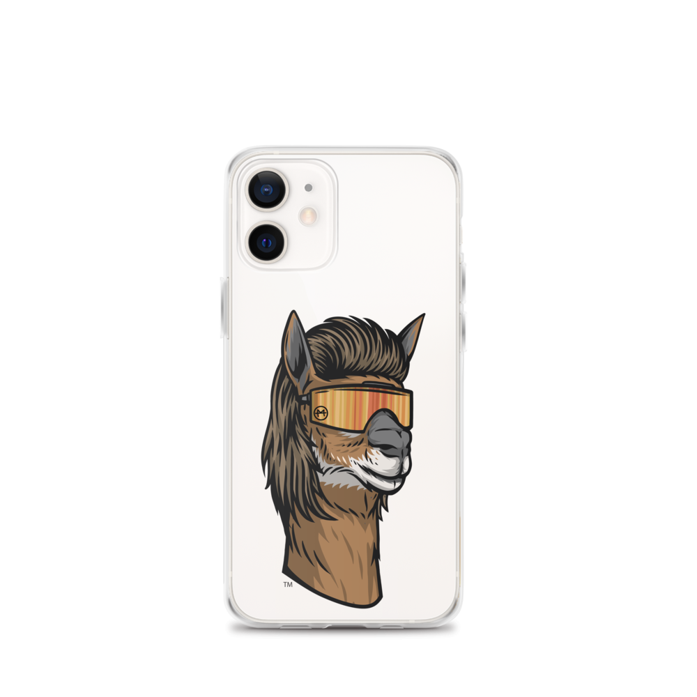 Llama Mullet iPhone Case - Clear