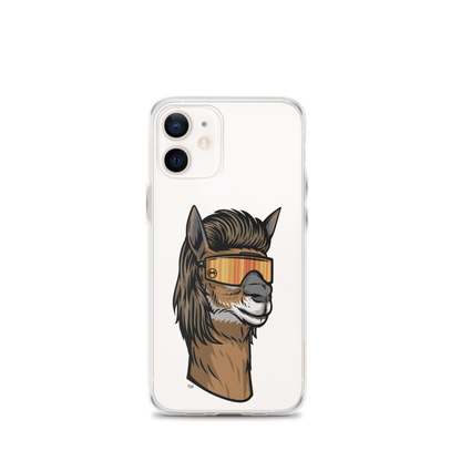 Llama Mullet iPhone Case - Clear