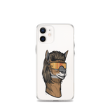 Llama Mullet iPhone Case - Clear