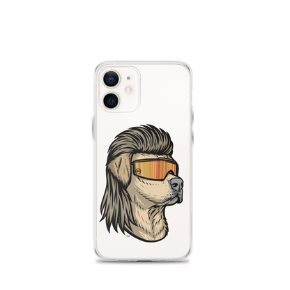 Yellow Lab Mullet iPhone Case - Clear