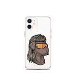 Chocolate Lab Mullet iPhone Case - Clear