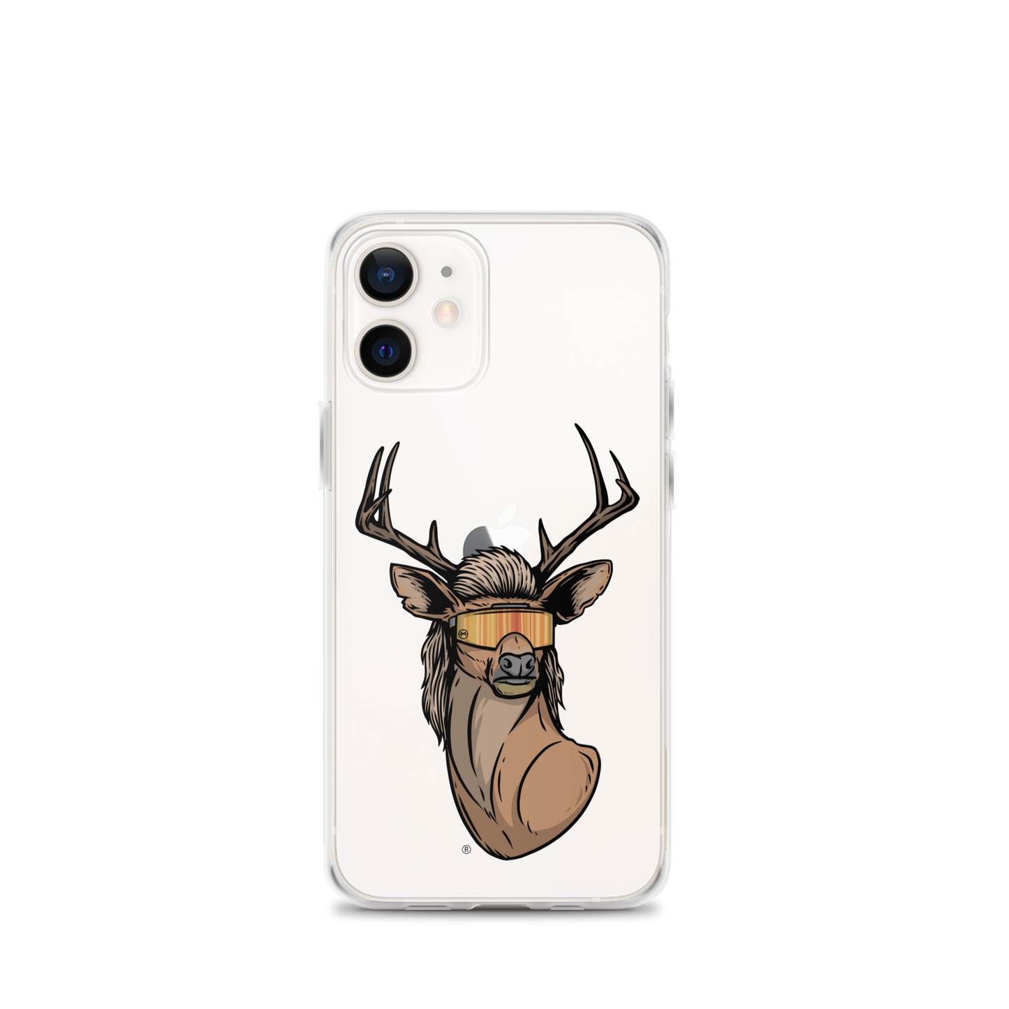 Deer Mullet 2.0 iPhone Case - Clear