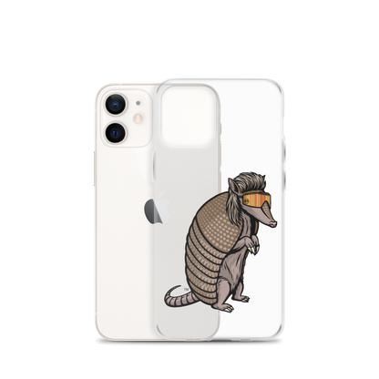 Armadillo Mullet iPhone Case - Clear