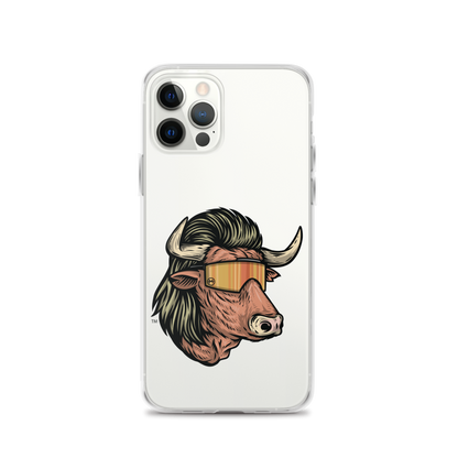 Bull Mullet iPhone Case - Clear