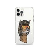 Llama Mullet iPhone Case - Clear