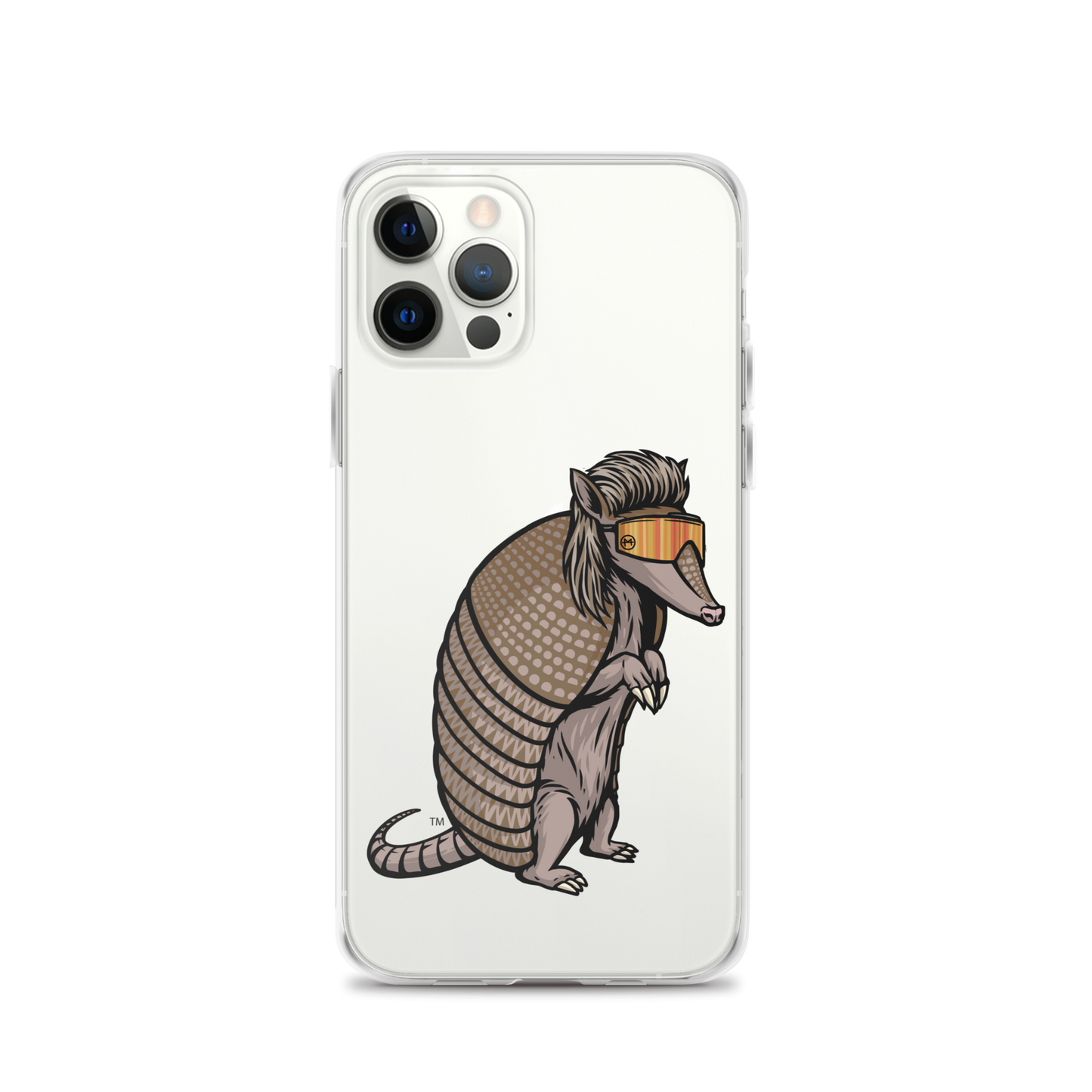 Armadillo Mullet iPhone Case - Clear