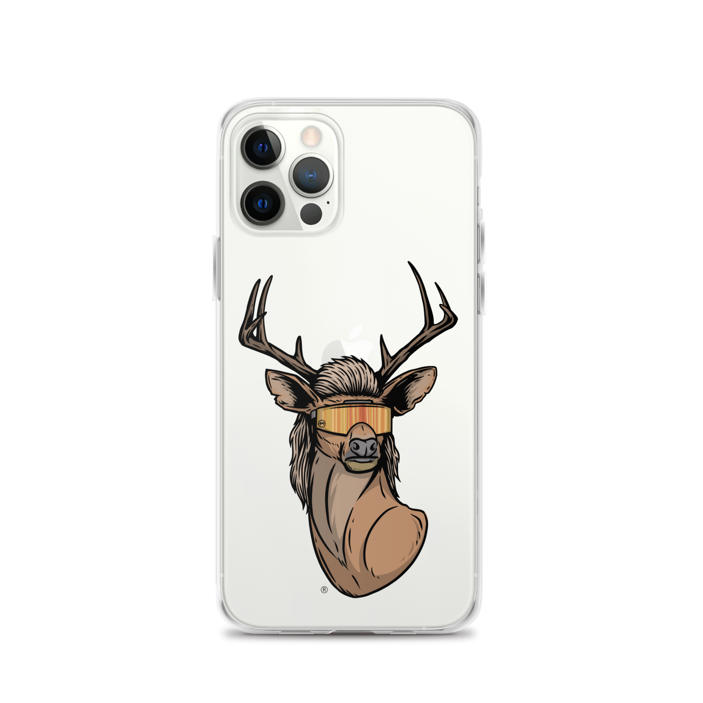 Deer Mullet 2.0 iPhone Case - Clear